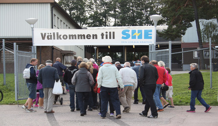 Insläpp på SHE-dag i Sala Folketspark